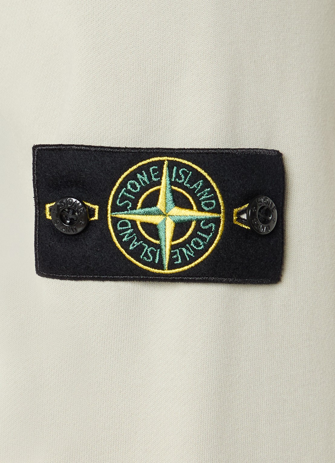 Stone Island 6100060 Sweater met logo - detail 2 lindegroen