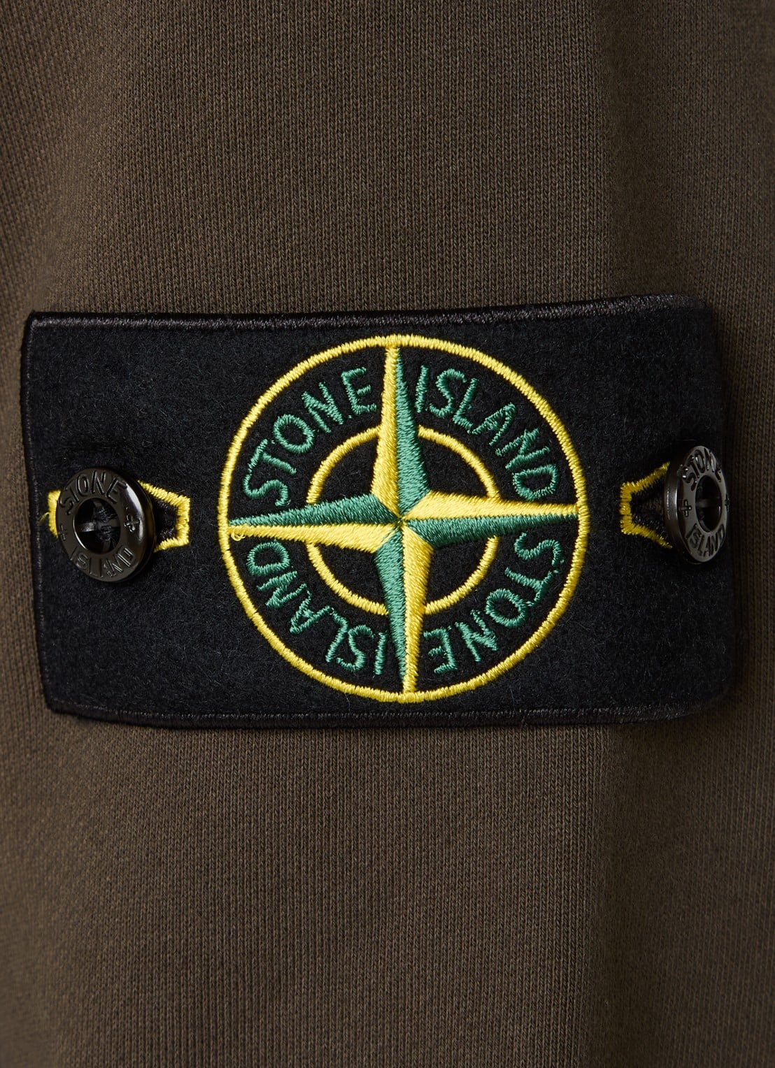 Stone Island 6100060 Sweater met logo - detail 2 grijs