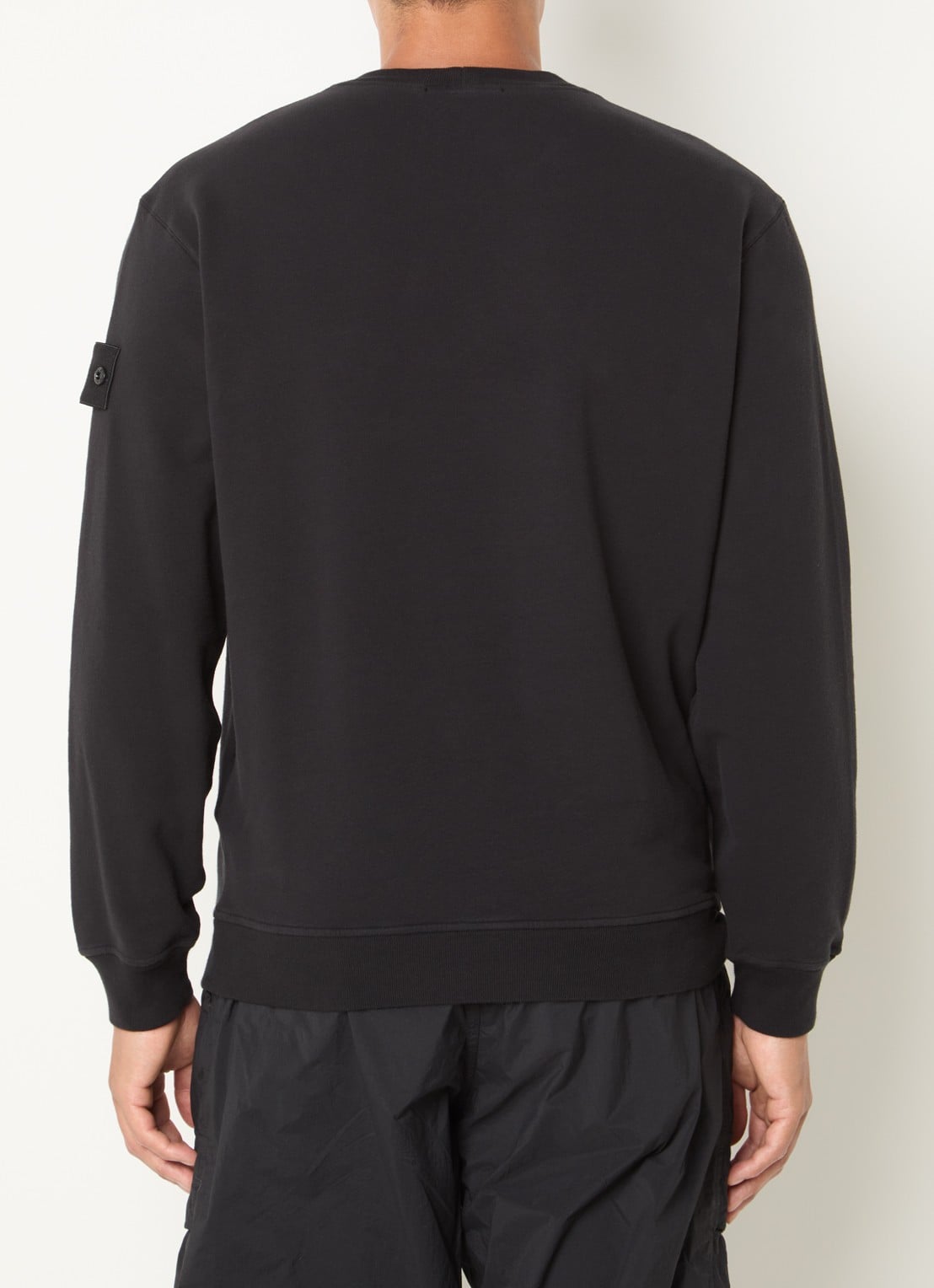 Stone Island 6100069 Sweater met logo - achterkant 5 zwart