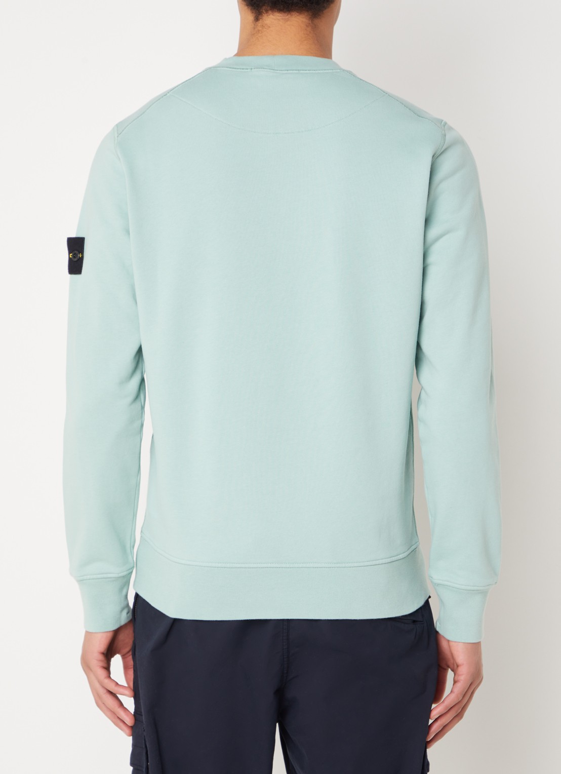 Stone Island 63051 sweater met logo - achterkant 5 mint