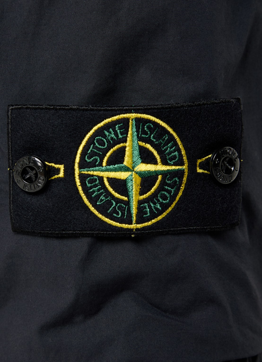 Stone Island 93582 tapered fit cargobroek met steekzakken en logo - detail 6 donkerblauw