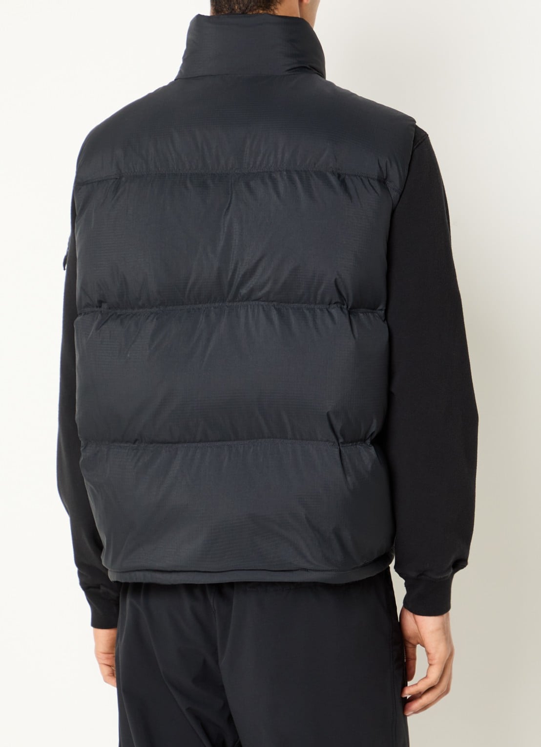 Stone Island G100004 Gewatteerde bodywarmer met donsvulling - achterkant 6 zwart