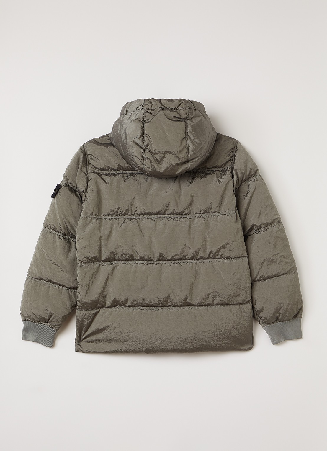 Stone Island Gewatteerd jack met donsvulling - achterkant 3 grijs