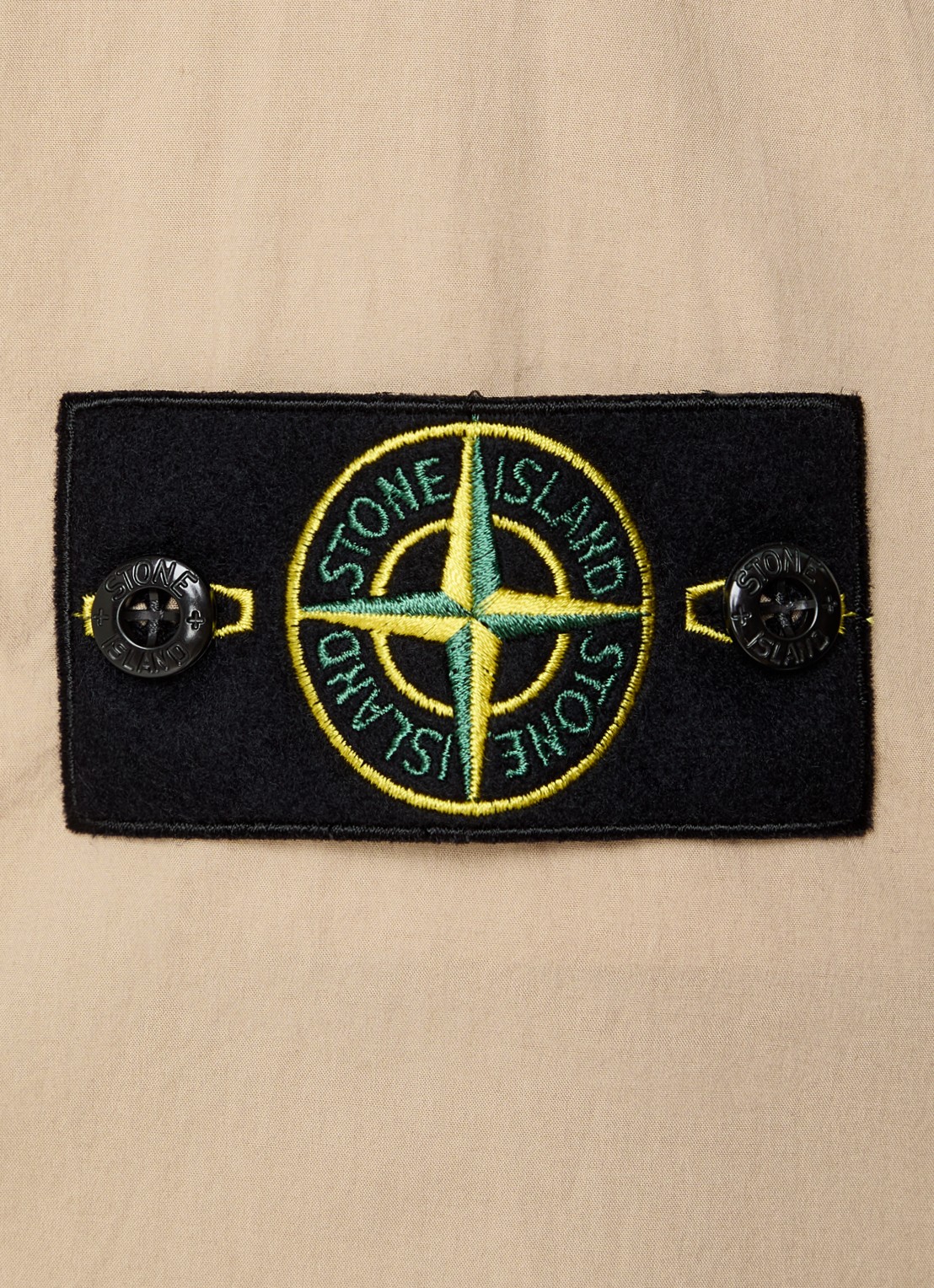 Stone Island S0003 jack met steekzakken en logo - detail 3 beige