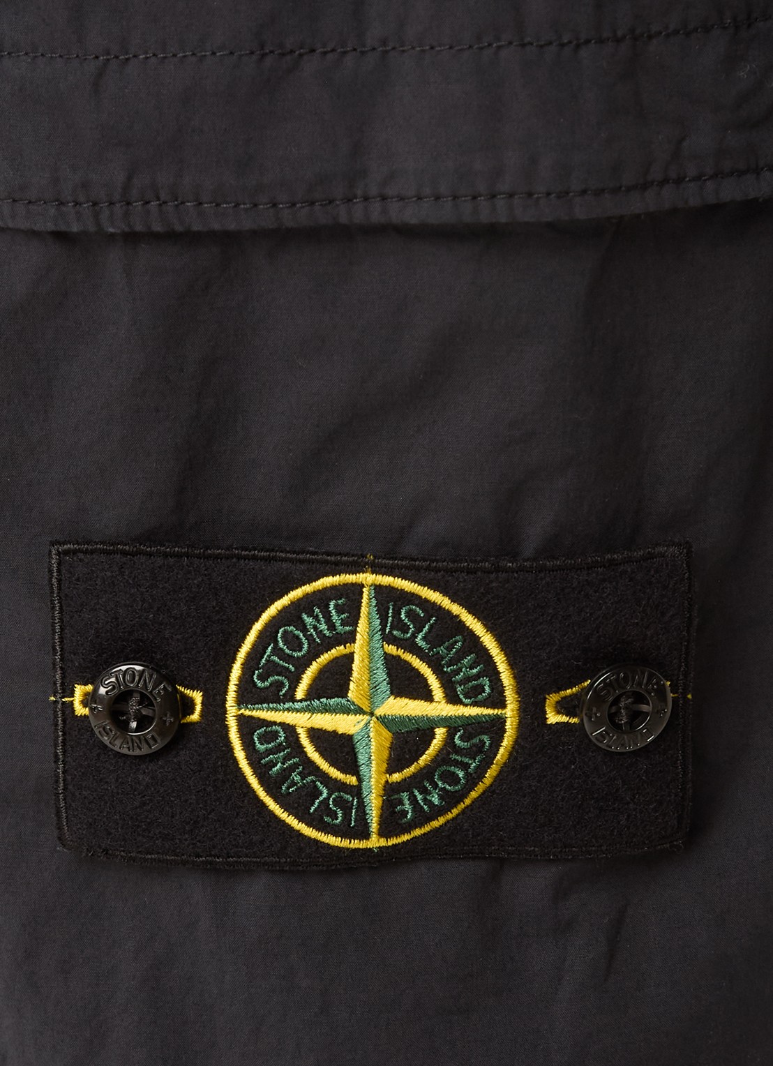 Stone Island S0003 paracadute tapered fit cargobroek met logo en steekzakken - detail 6 donkerblauw
