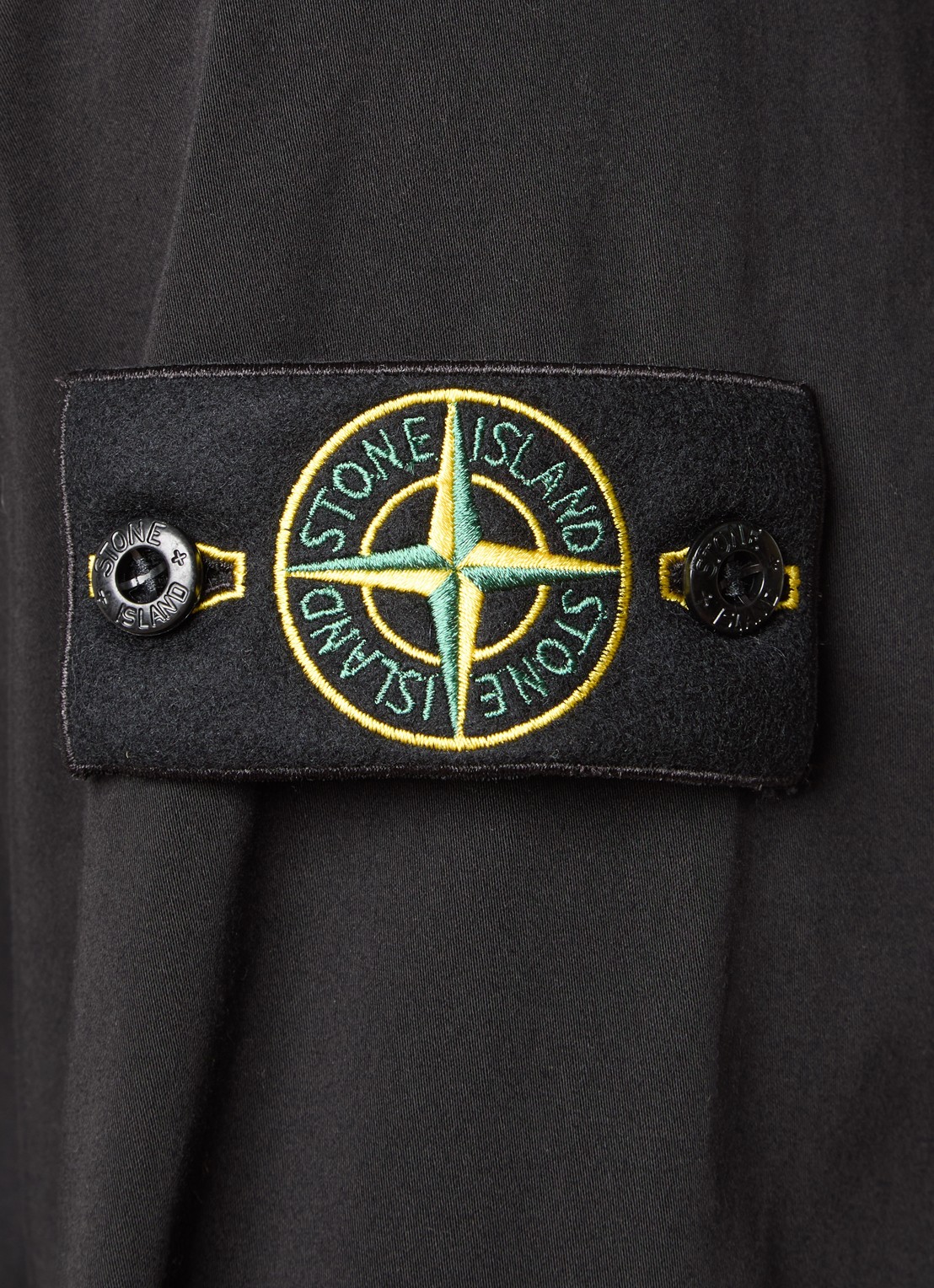 Stone Island S0012 jack met borstzakken - detail 5 zwart