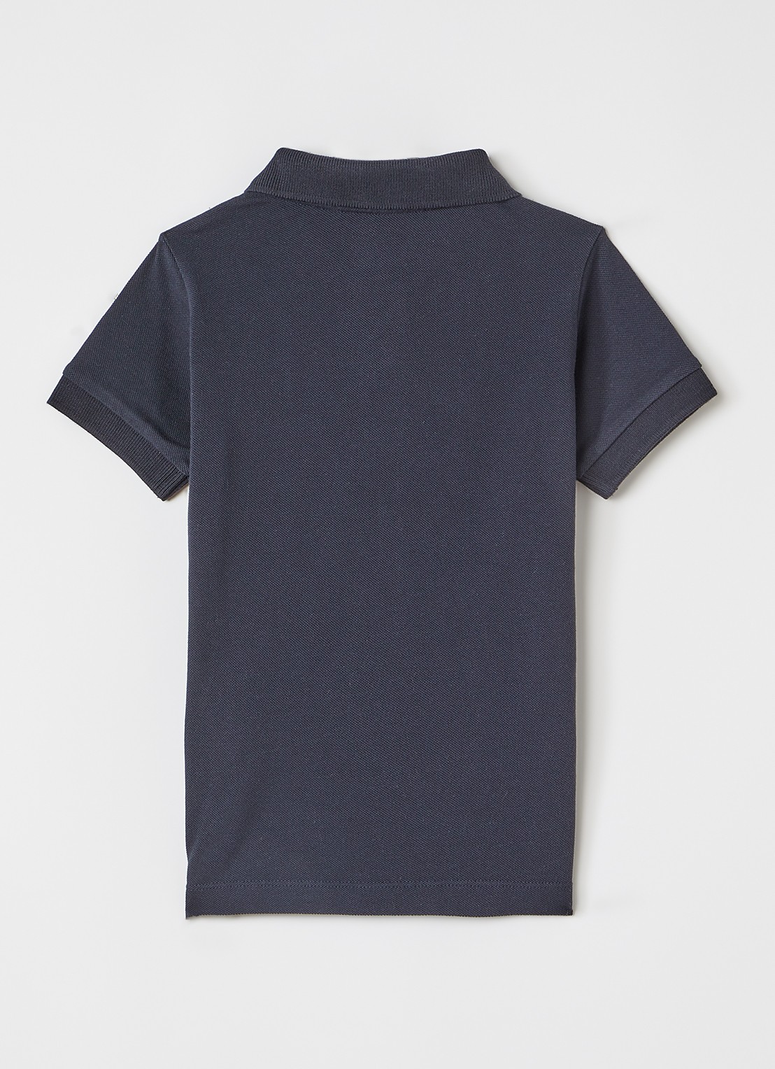 Stone Island S0018 polo van piqué katoen - voorkant 2 donkerblauw
