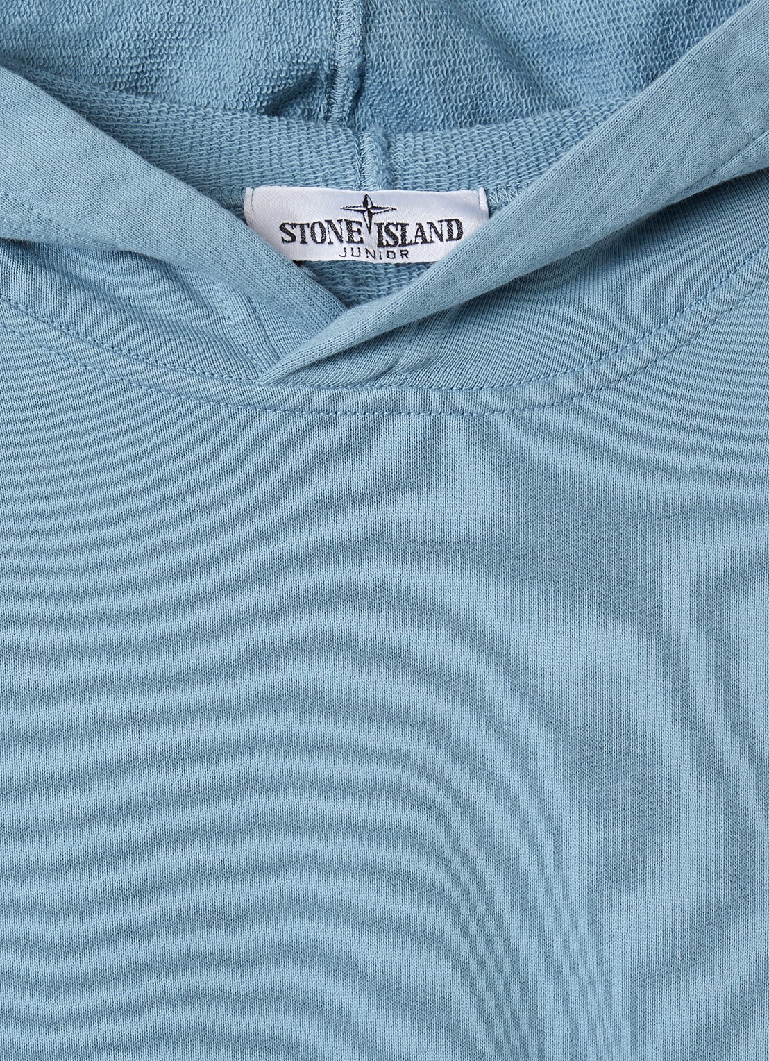 Stone Island S0040 hoodie met logo - detail 3 staalblauw