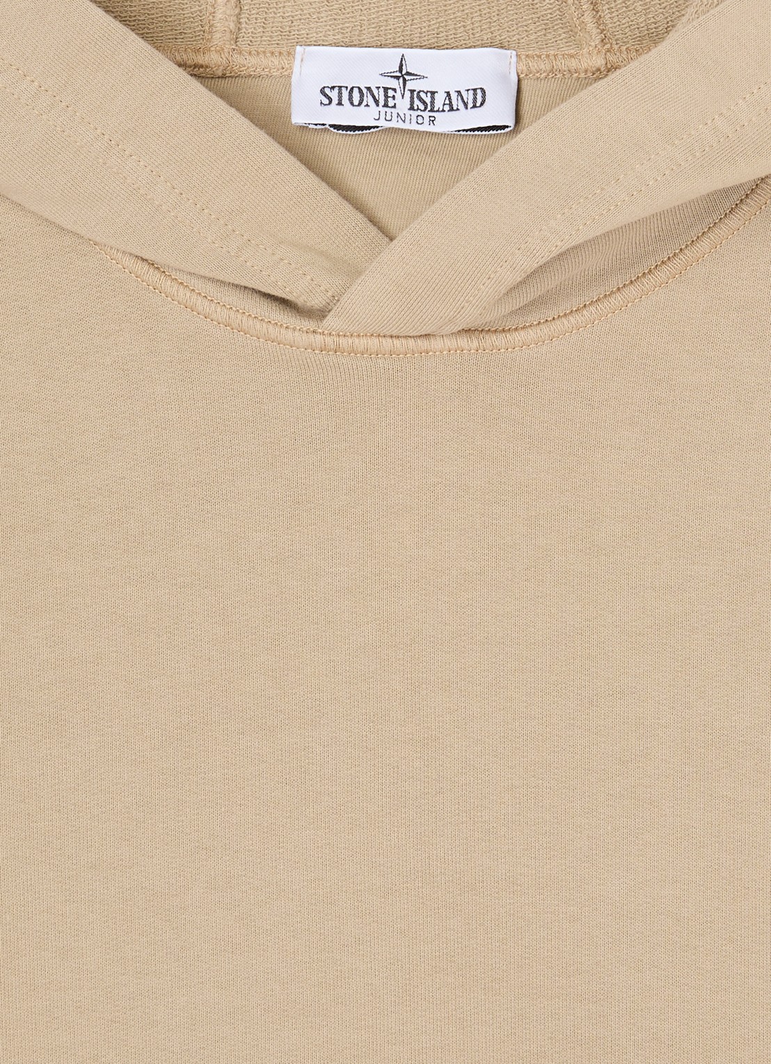 Stone Island S0040 hoodie met logoborduring - detail 3 khaki