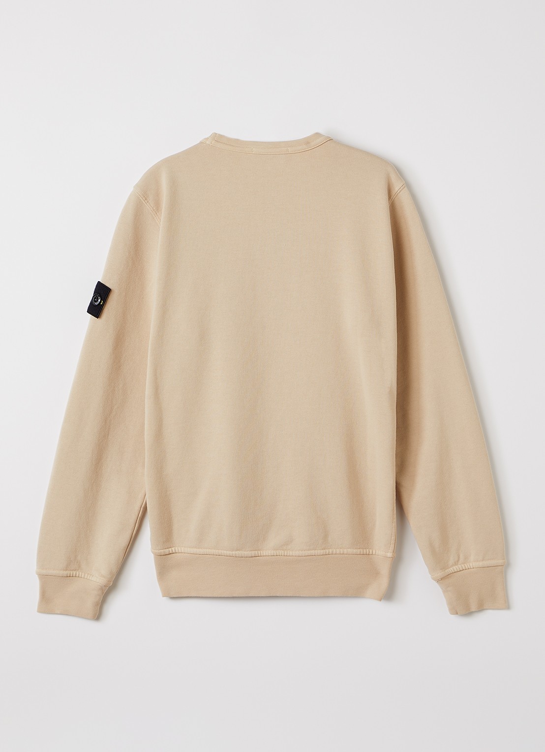 Stone Island S0040 sweater met logo - voorkant 2 beige