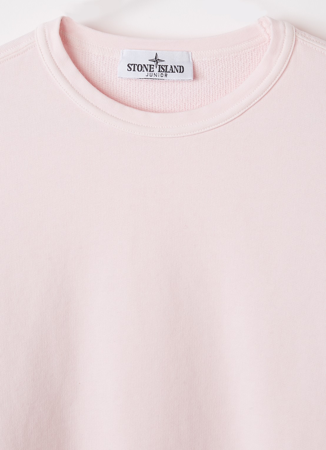 Stone Island S0040 sweater met logo - detail 3 lichtroze