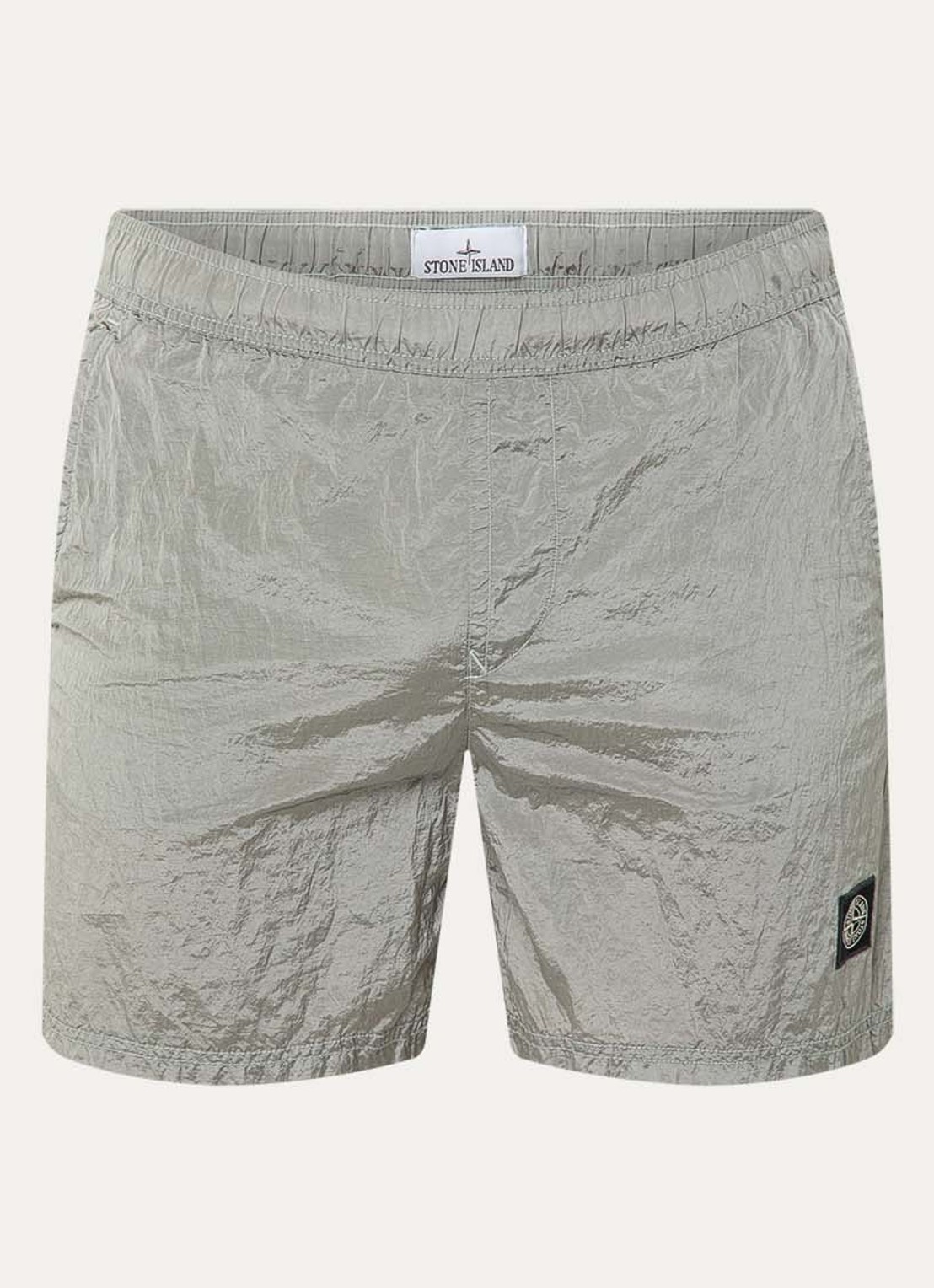 Stone Island S0043 Long zwemshorts met steekzakken - voorkant 3 grijs