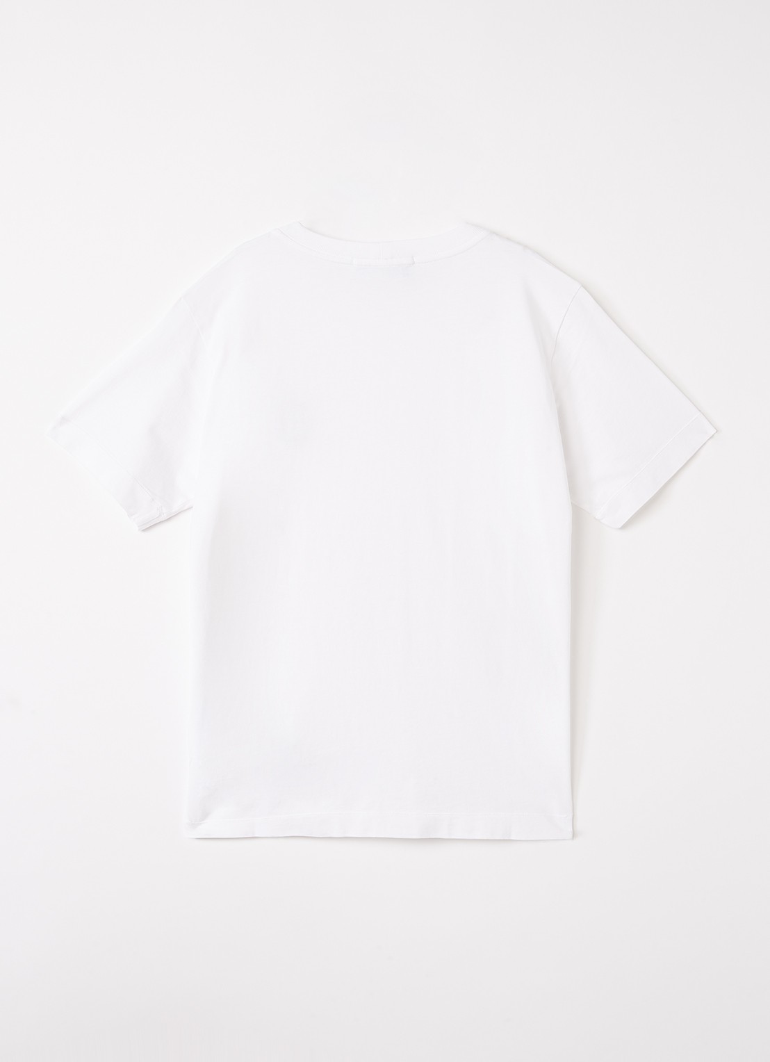 Stone Island S0047 T-shirt met logo - voorkant 2 wit