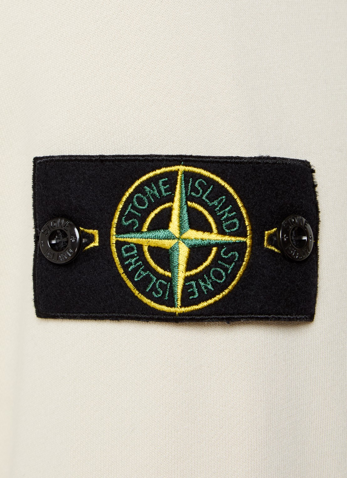 Stone Island S0051 Sweater met logo  - detail 5 creme