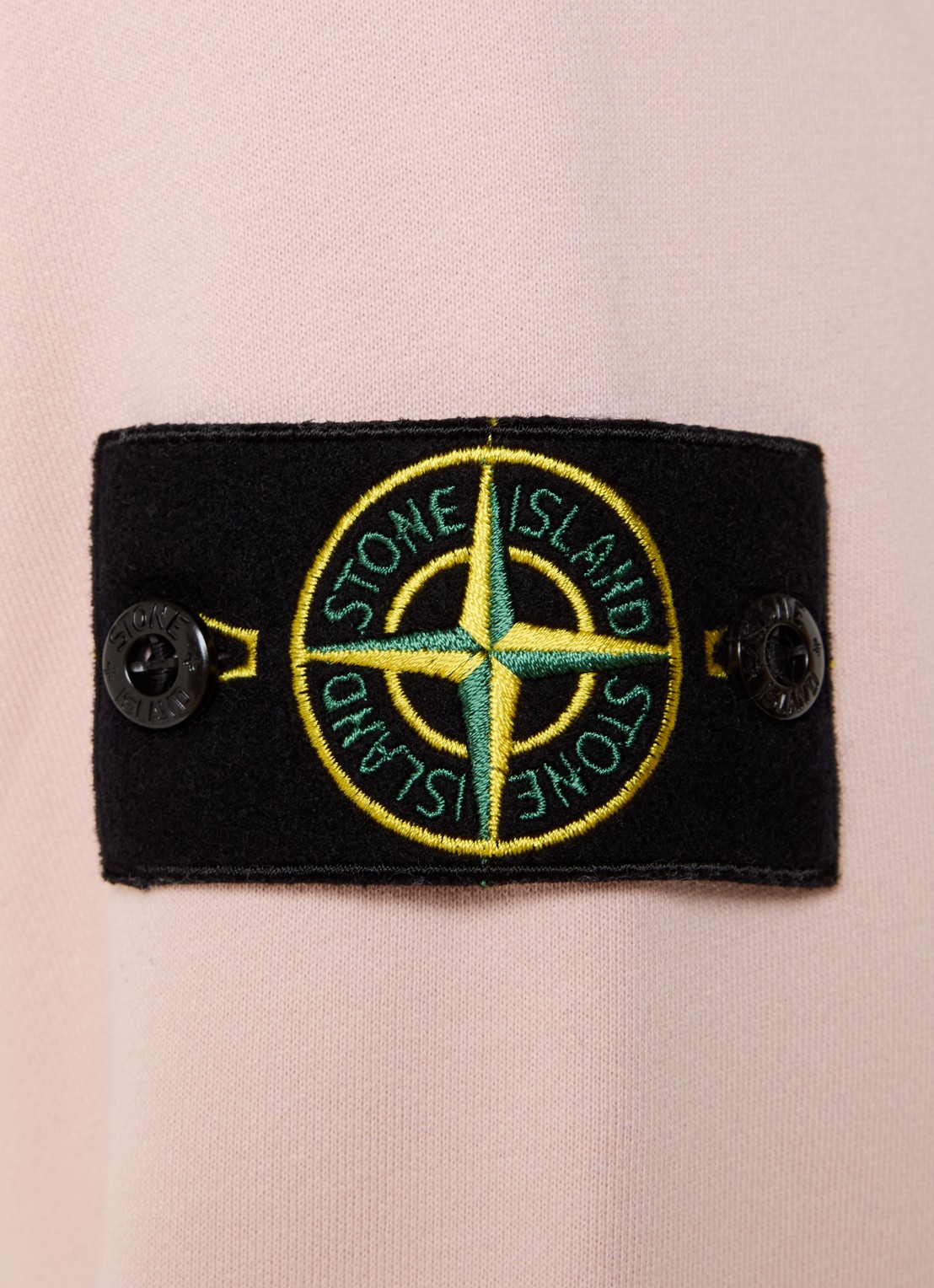 Stone Island S0051 Sweater met logo  - detail 2 lichtroze