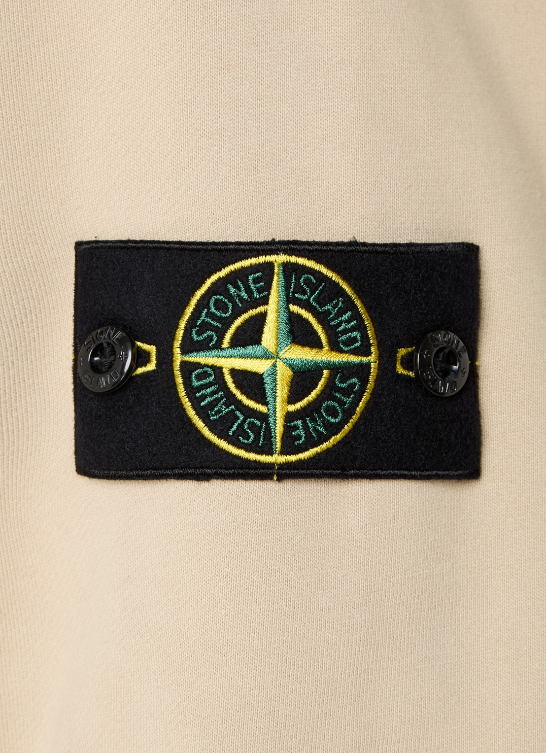 Stone Island S0051 sweater met logo - detail 5 beige
