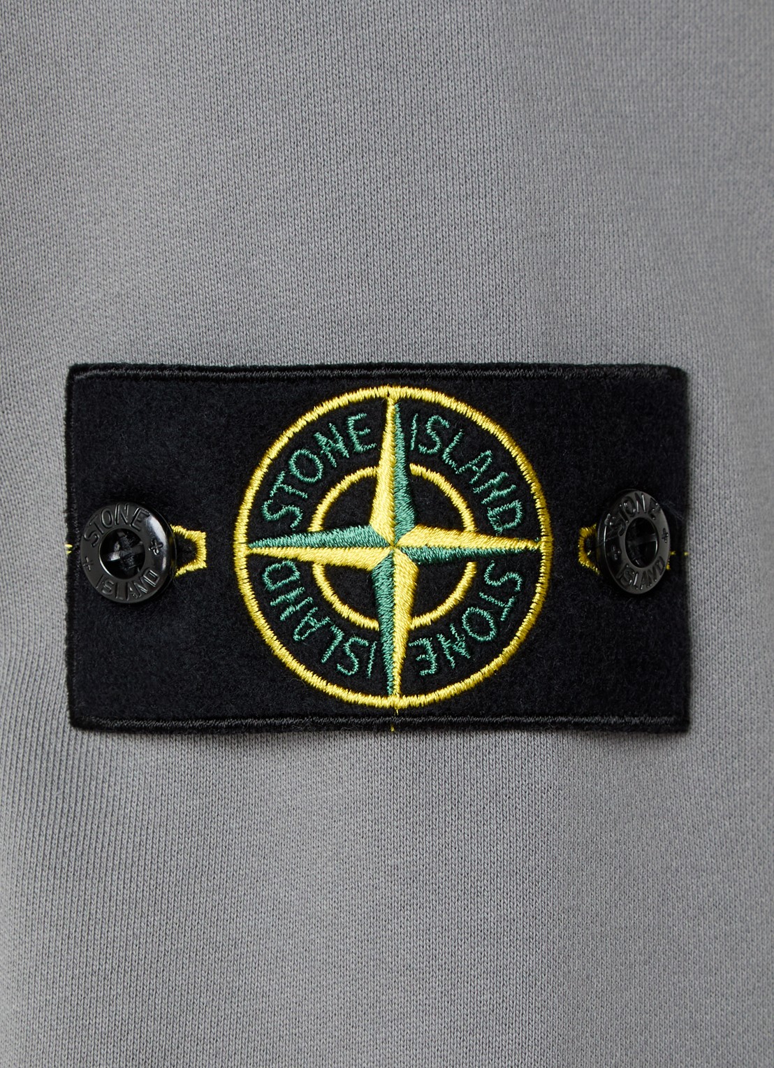 Stone Island S0051 sweater met logo - detail 5 grijs