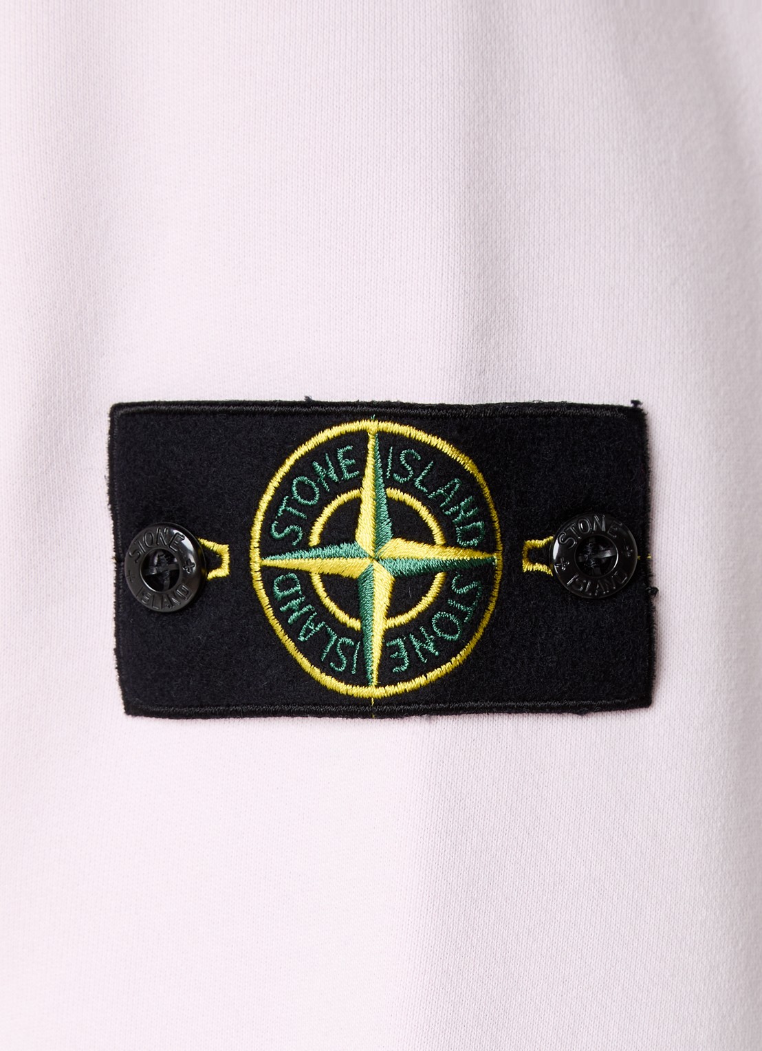 Stone Island S0051 sweater met logo - detail 4 lichtroze