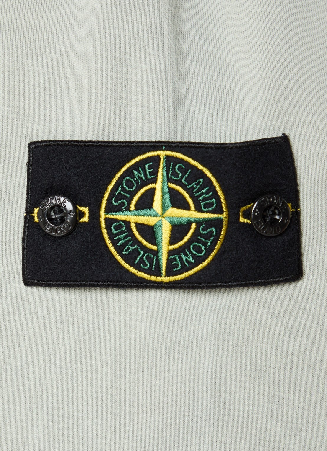 Stone Island S0051 sweater met logo - detail 5 lindegroen