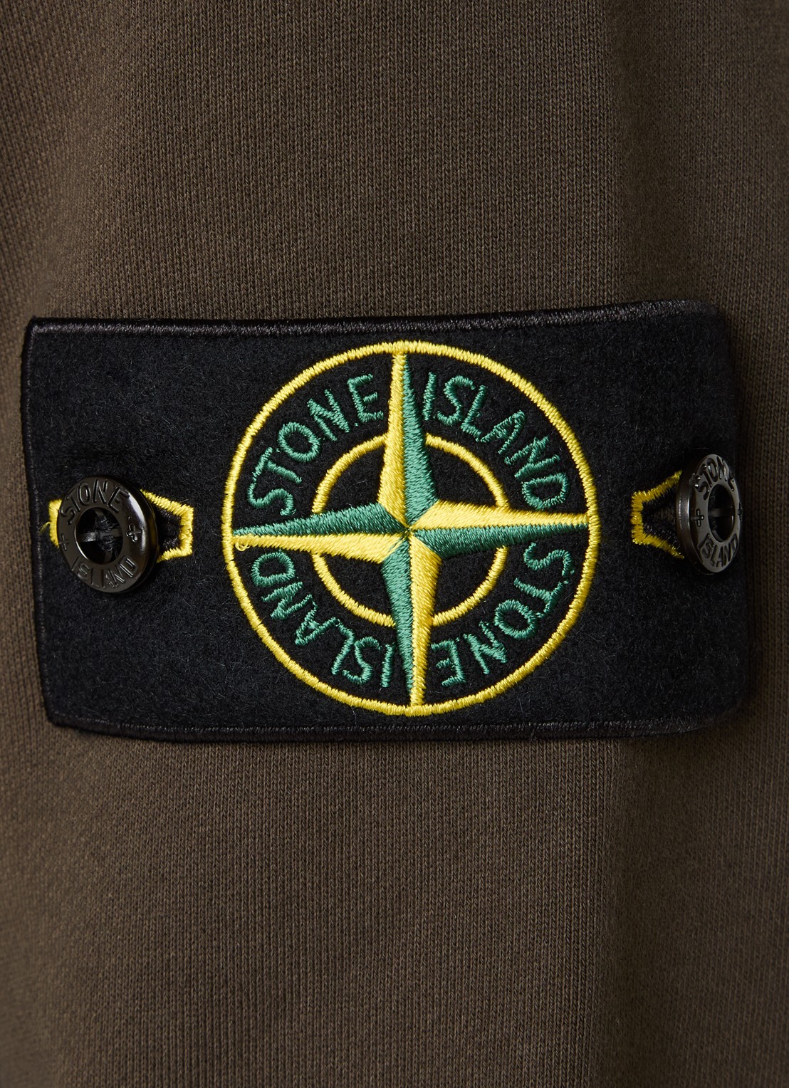 Stone Island S0051 sweater met logo - detail 4 grijs