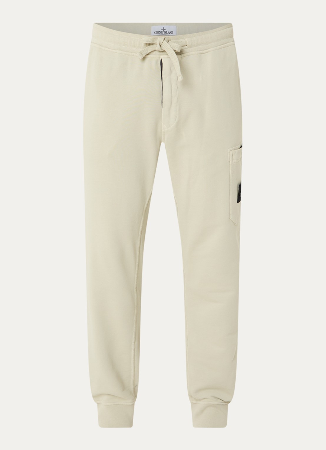 Stone Island S0051 tapered fit joggingbroek met steekzakken - voorkant 5 lindegroen