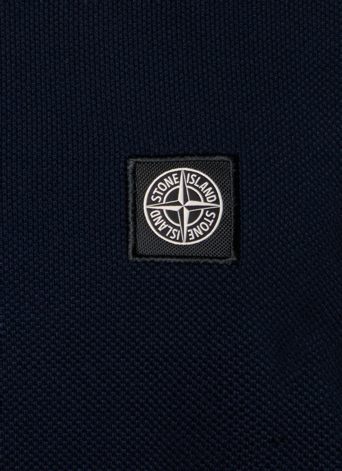 Stone Island S00B5 regular fit polo met logo - detail 5 donkerblauw