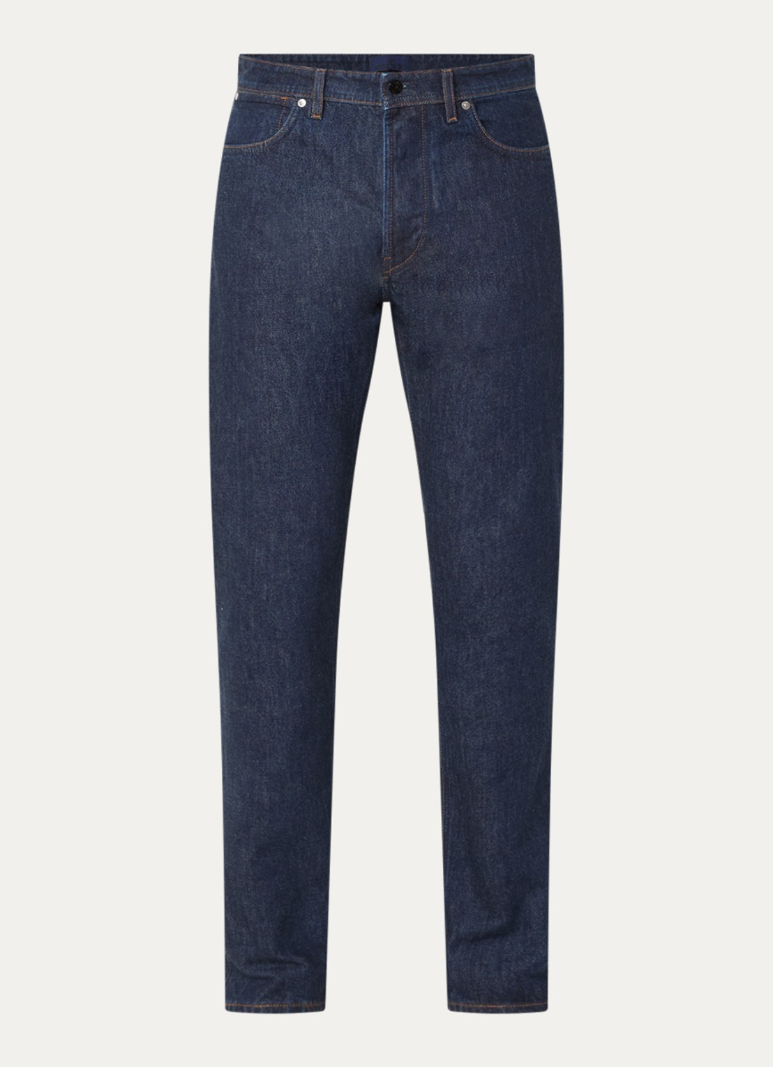 Stone Island S00J7 slim fit jeans met donkere wassing - voorkant indigo