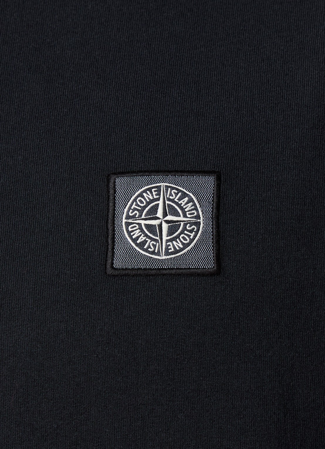 Stone Island S0115 T-shirt met logo - detail 5 zwart