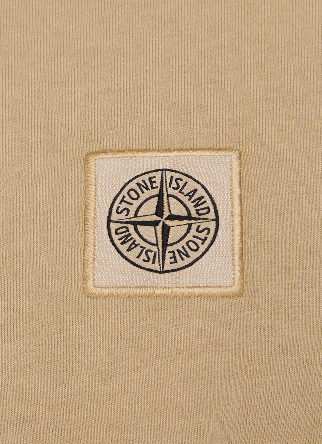 Stone Island S0115 T-shirt met logo - detail 5 khaki