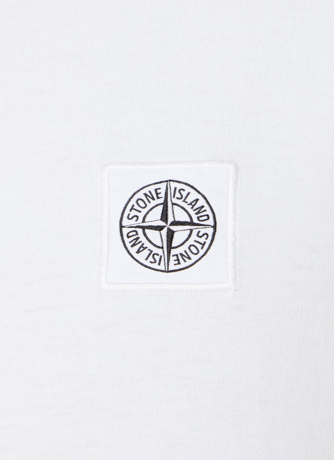Stone Island S0115 T-shirt met logo - detail 2 lichtblauw