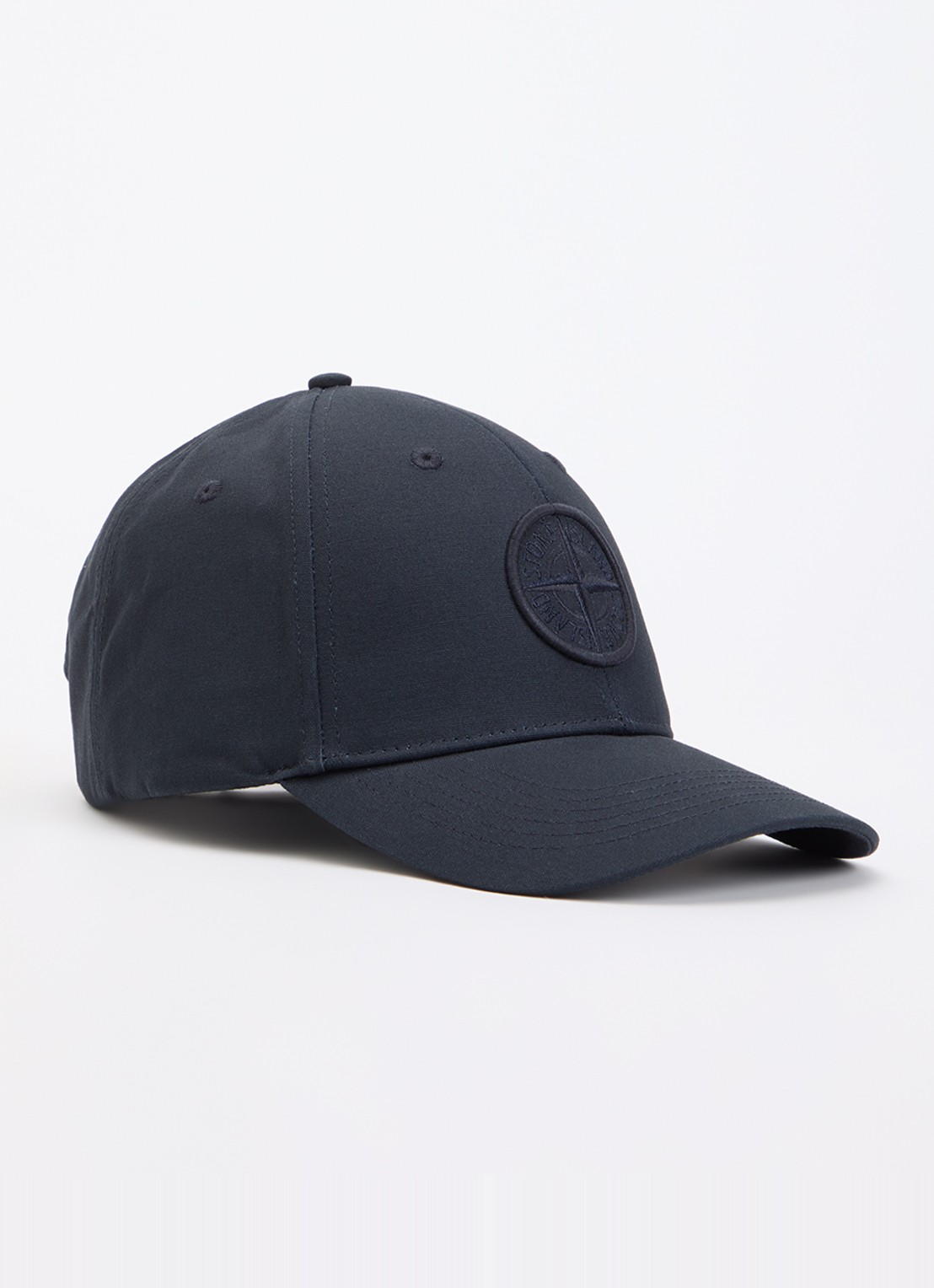 Stone Island S0248 pet met logoborduring - voorkant donkerblauw