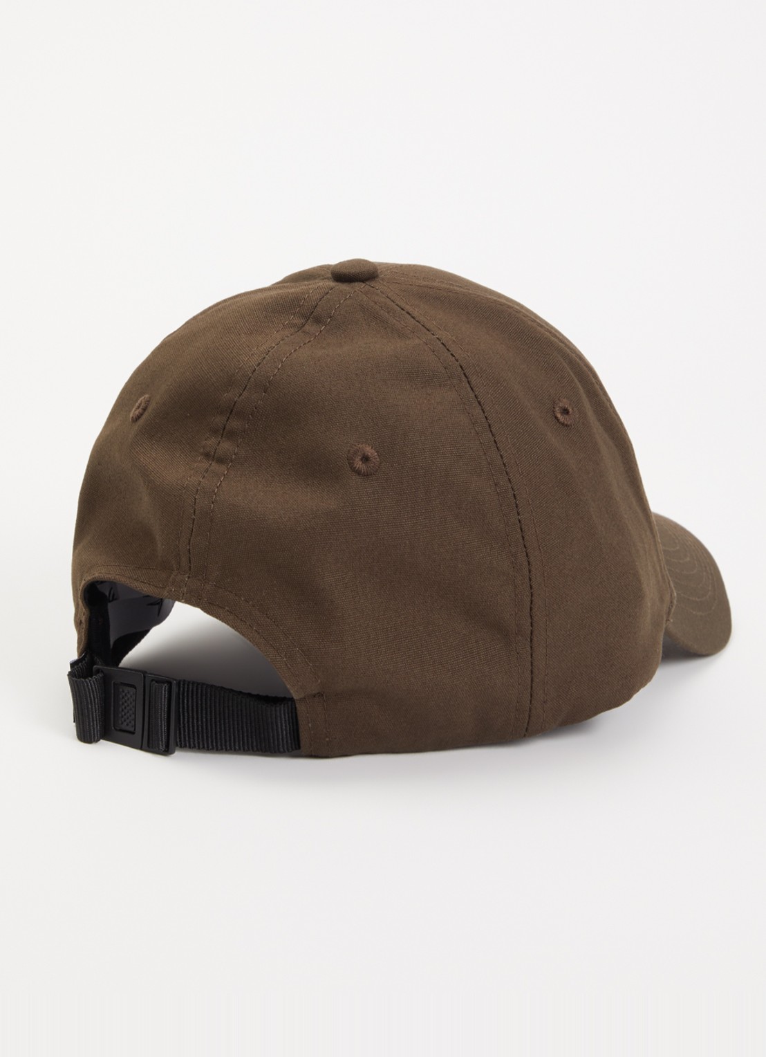 Stone Island S0248 pet met logoborduring - detail groenbruin