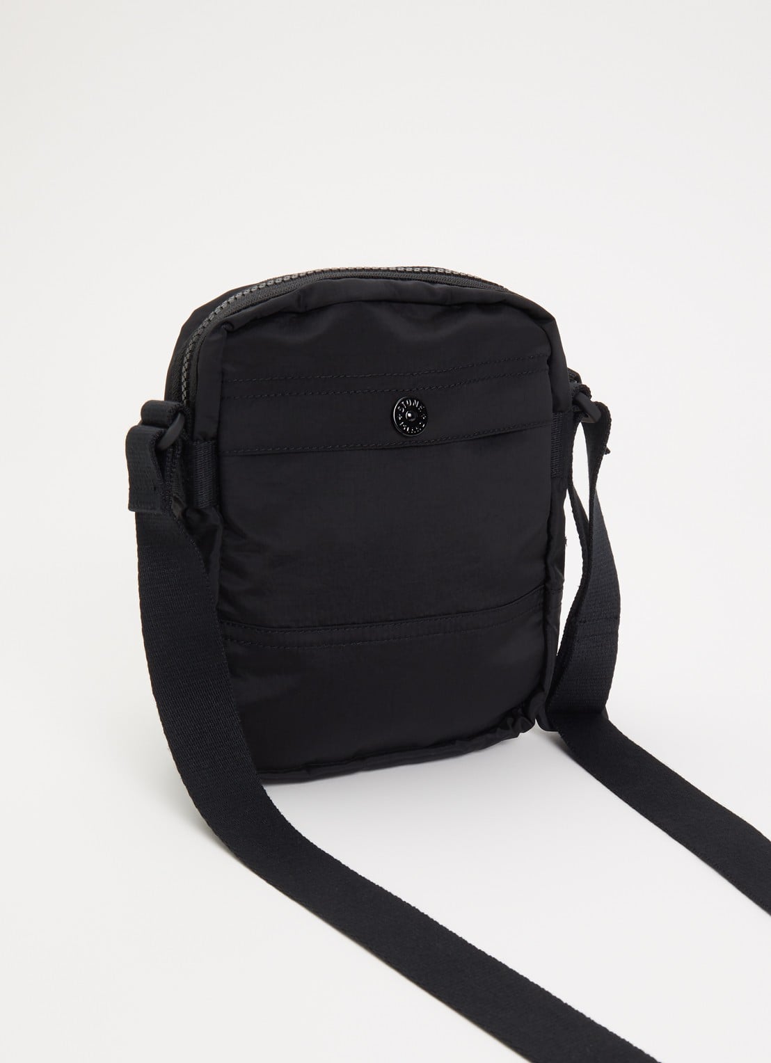 Stone Island S0251 crossbodytas met logo en verstelbare schouderriem - achterkant 5 zwart