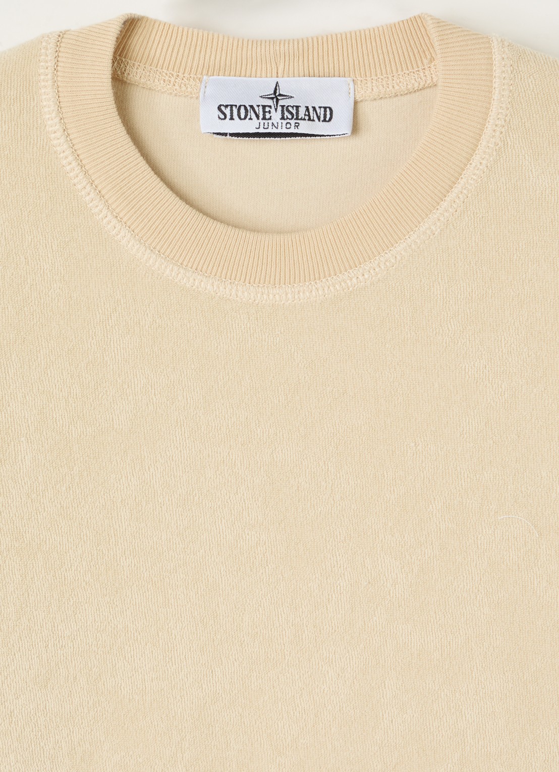 Stone Island S0308 sweater van badstof - detail 3 beige