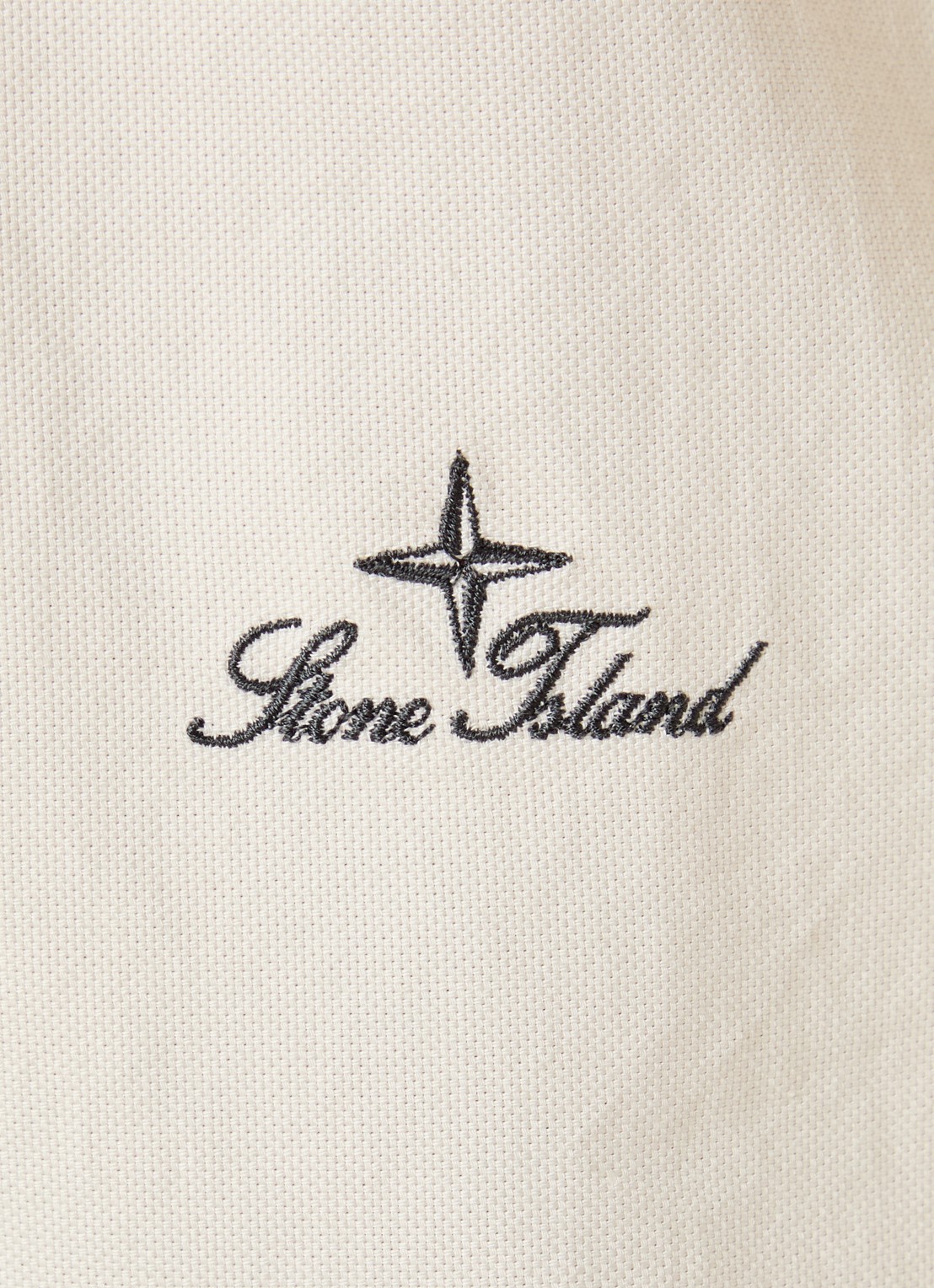 Stone Island S0315 regular fit overhemd met logo - detail 2 ivoor