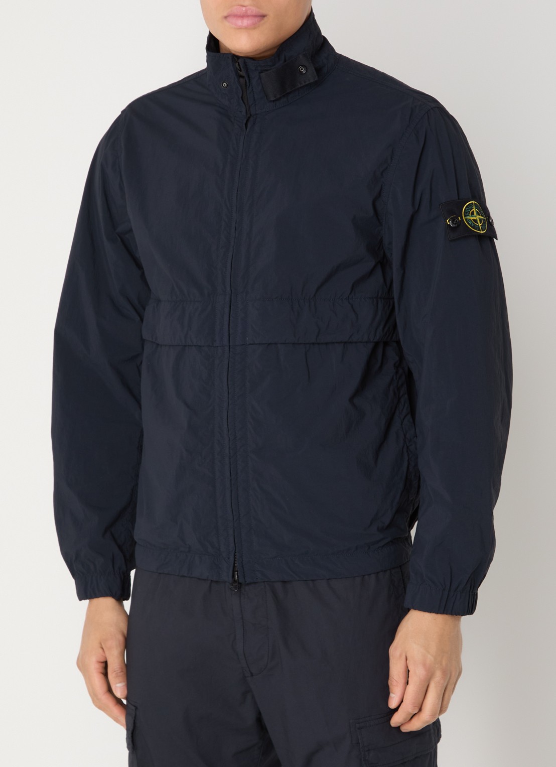 Stone Island S0345 Windjack met steekzakken - detail 4 donkerblauw