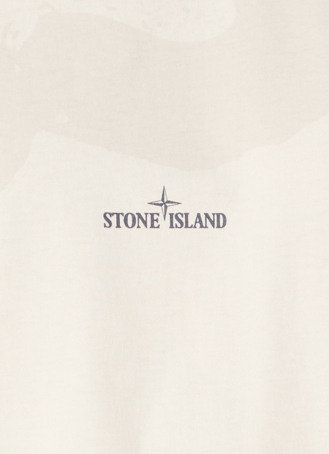 Stone Island S0365 T-shirt met logo- en backprint - detail 2 creme