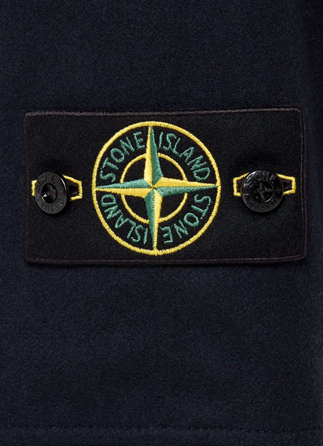 Stone Island S0451 tapered fit joggingbroek met steekzakken - detail 3 donkerblauw