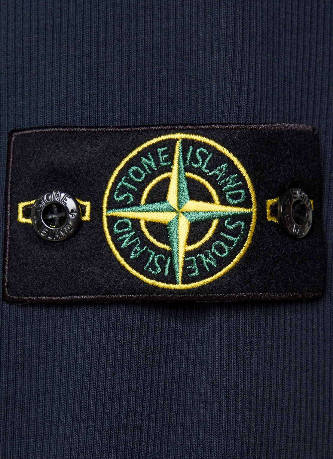 Stone Island S0472 sweater met logo - detail 2 donkerblauw