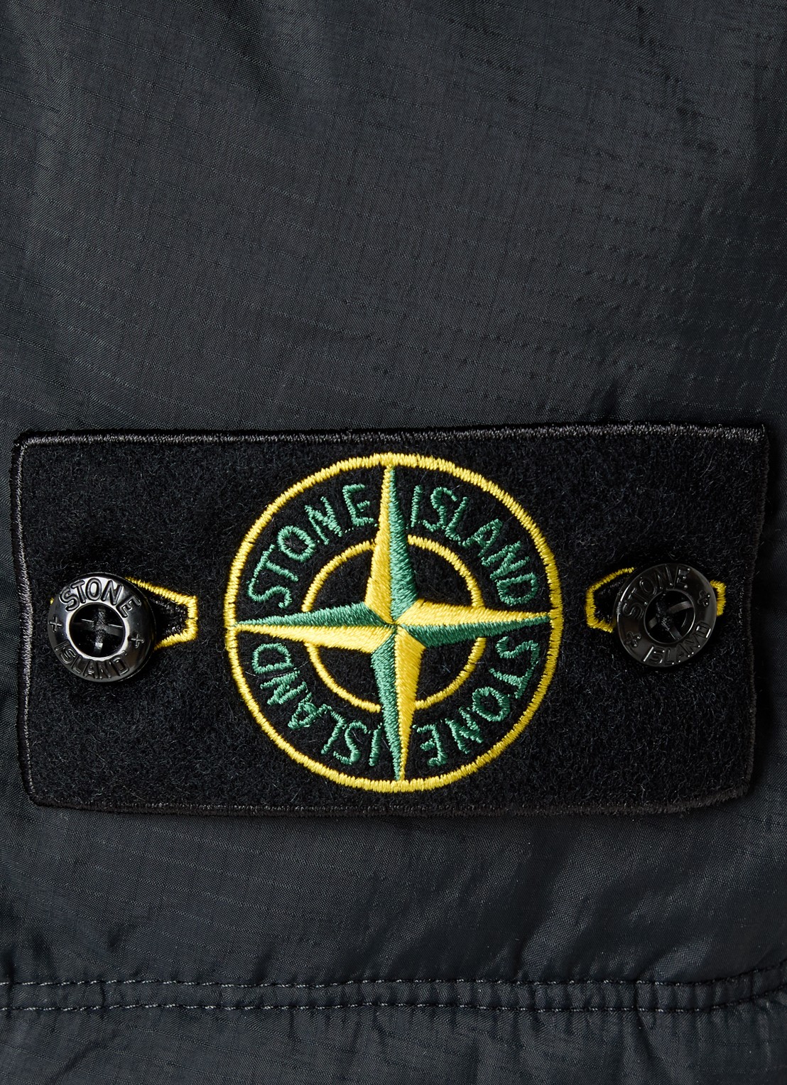 Stone Island S0483 gewatteerde bodywarmer met donsvulling - detail 3 zwart