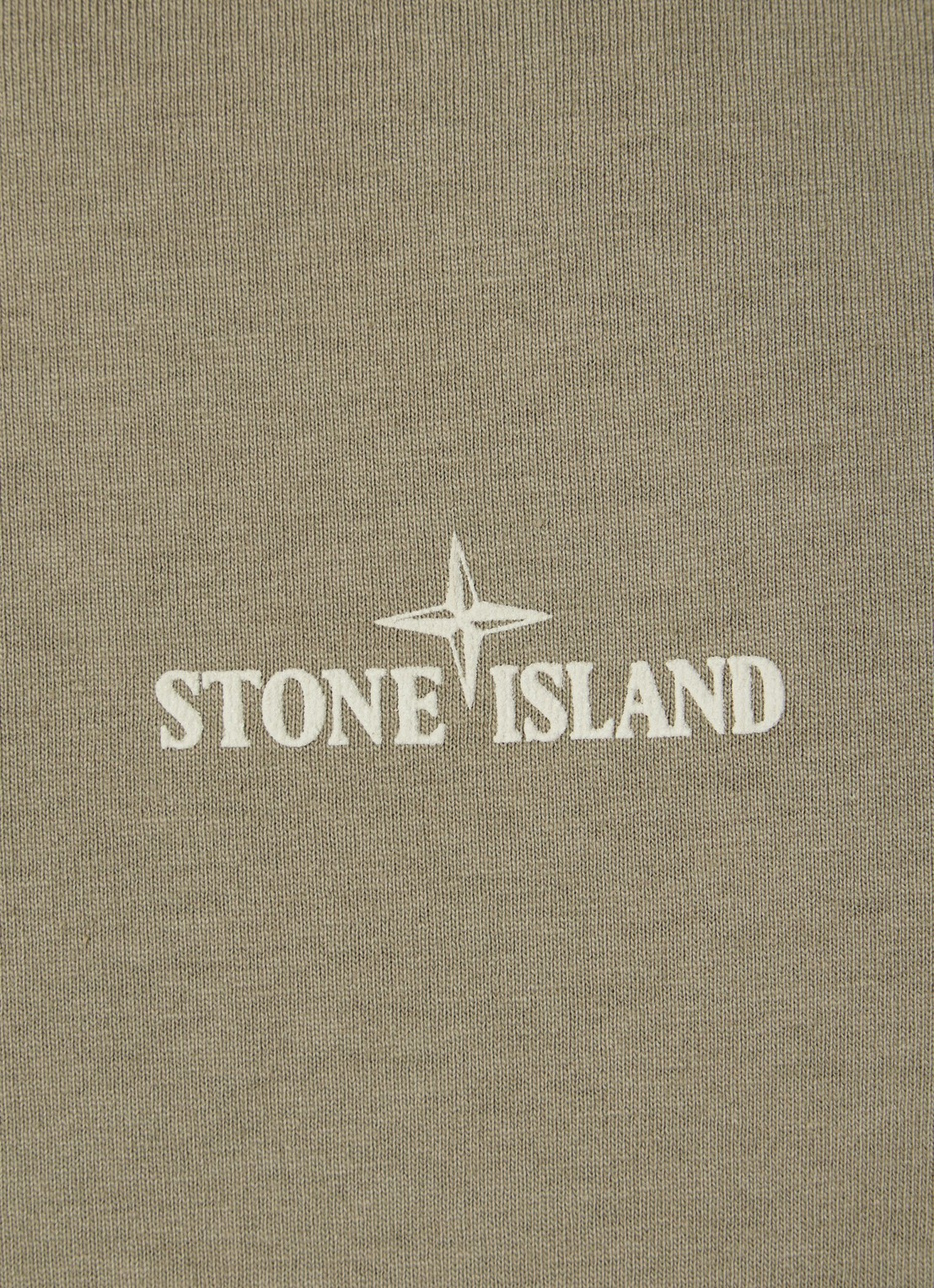 Stone Island S0535 longsleeve met logoprint - detail 4 lindegroen