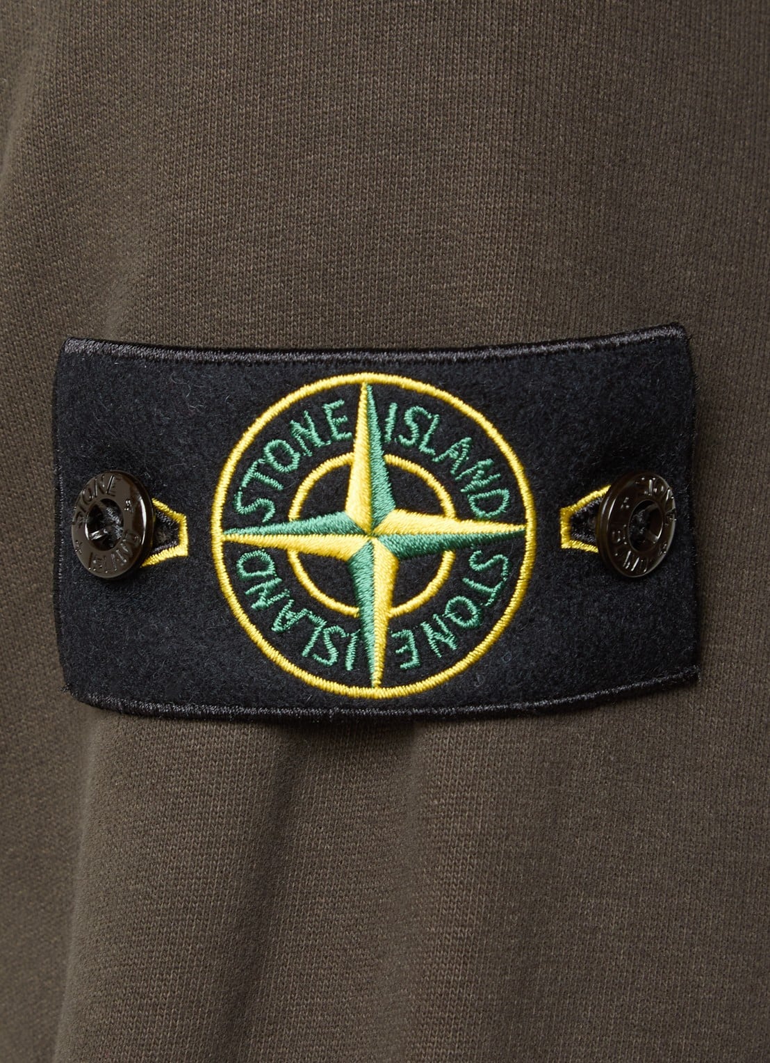 Stone Island S0A20 sweater met logo en borstzak - detail 3 bruin