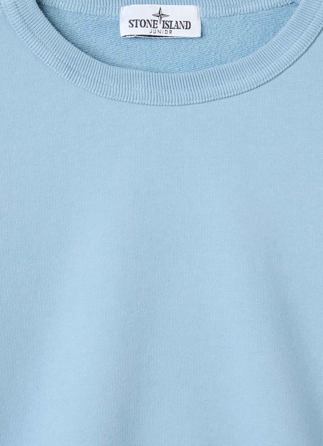 Stone Island S0A20 sweater met logo - detail 3 lichtblauw