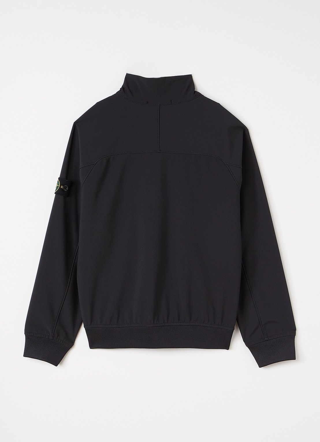 Stone Island S0A22 softshell bomberjack met steekzakken - achterkant 3 zwart