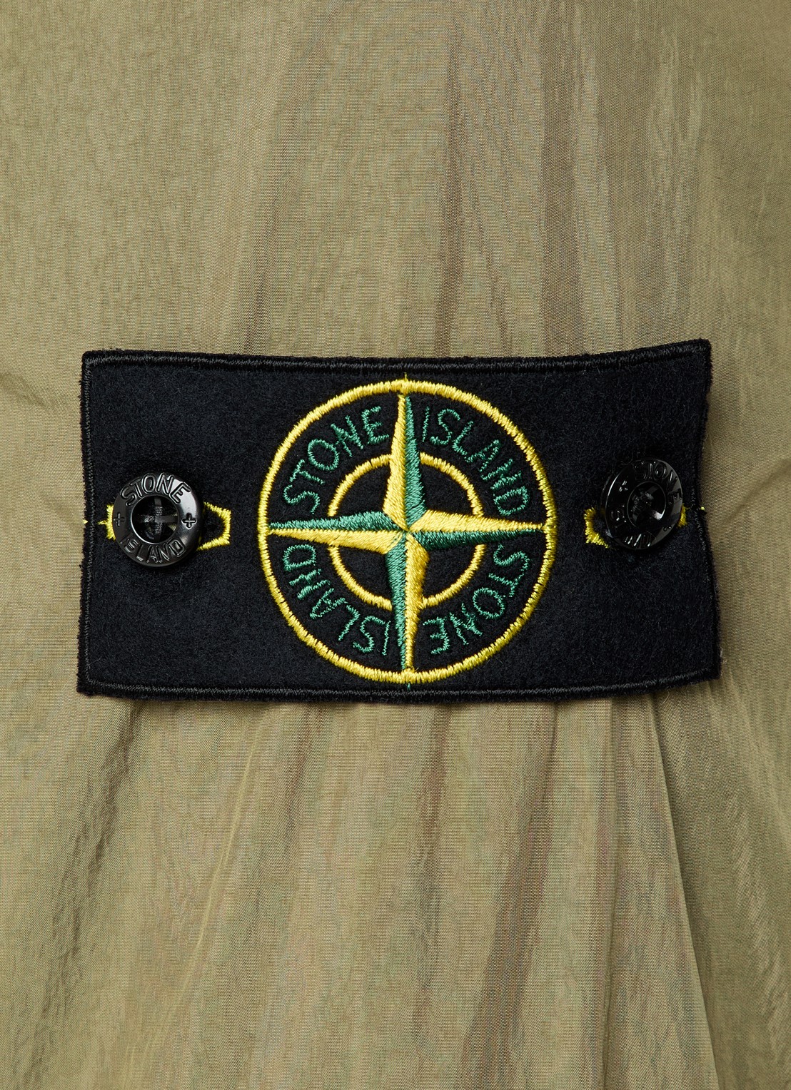 Stone Island S0A23 bomberjack met opstaande kraag - detail 5 mosgroen