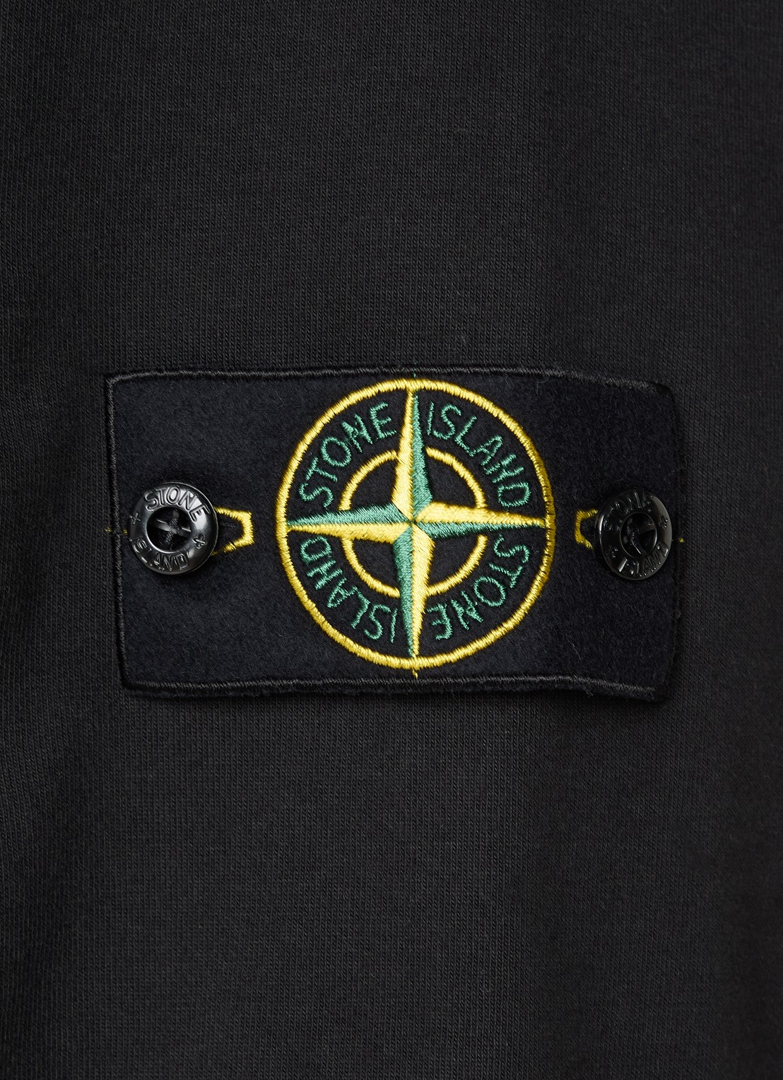 Stone Island S0B50 Longsleeve met logo - detail 2 zwart