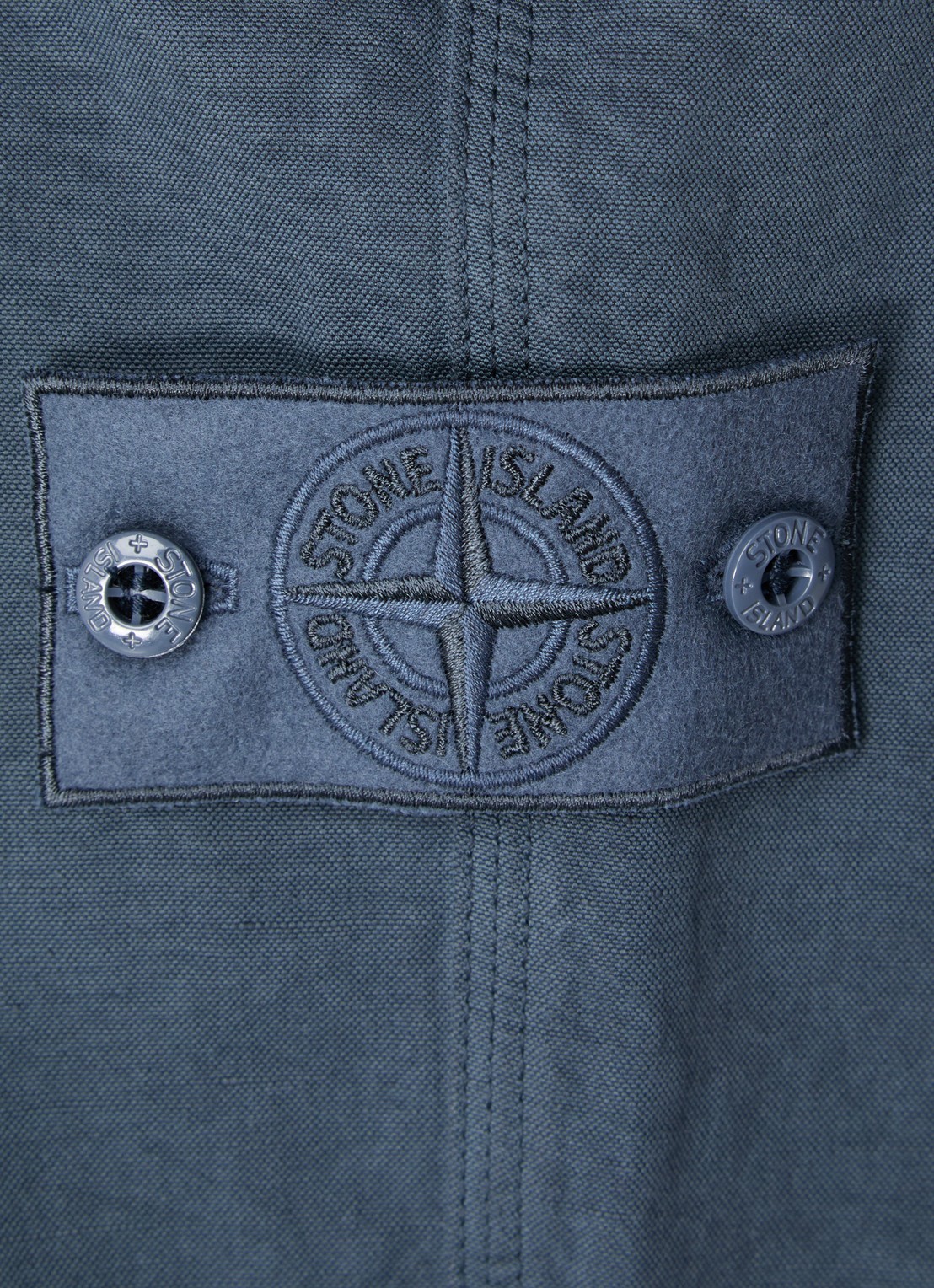 Stone Island S0F36 Tapered fit broek met logo - detail 3 indigo