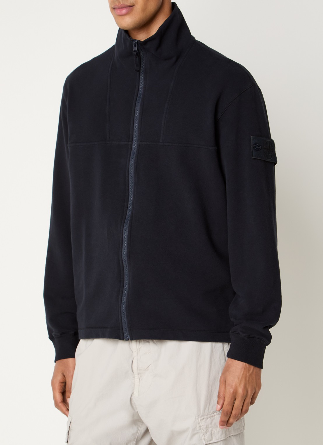 Stone Island S0F53 vest met logo - detail 4 donkerblauw