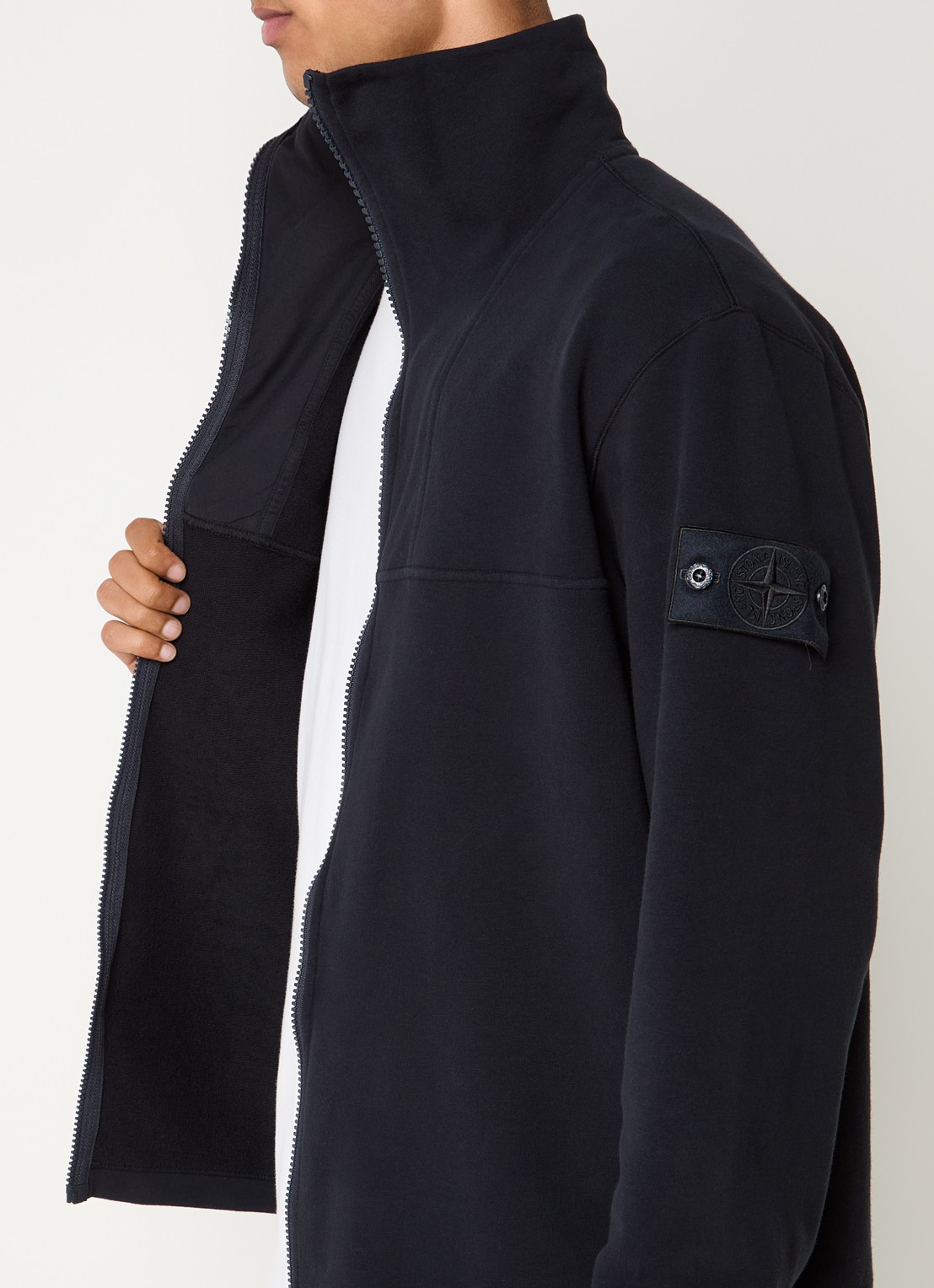 Stone Island S0F53 vest met logo - detail 5 donkerblauw
