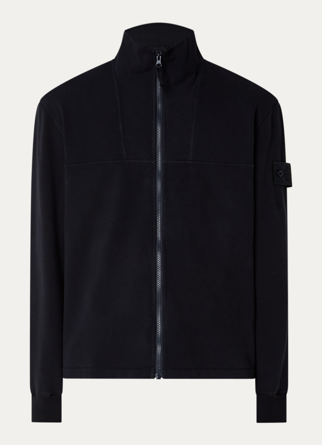 Stone Island S0F53 vest met logo - voorkant 2 donkerblauw